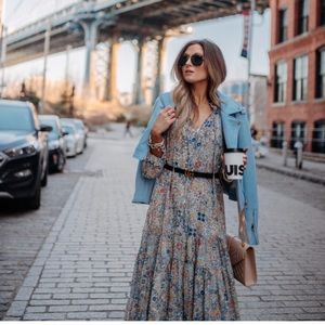 Evereve - small - feeling groovy maxi dress. Free people